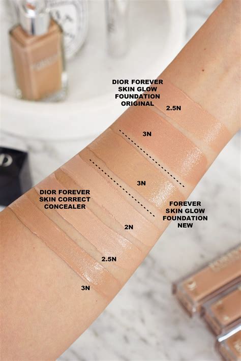 dior forever vs forever skin glow|dior forever foundation shades.